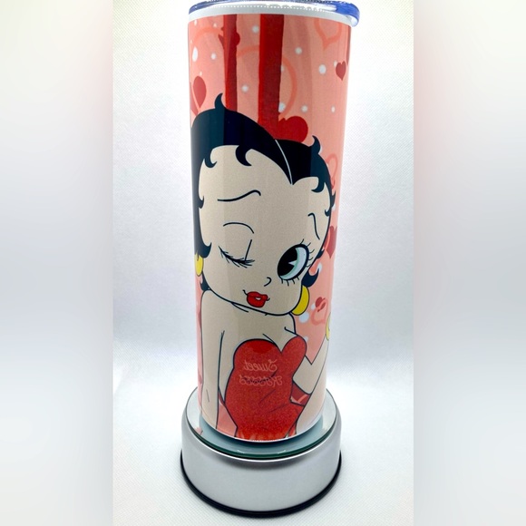 HANDMADE BETTY BOOP 20OZ SKINNY TUMBLER - Picture 1 of 10